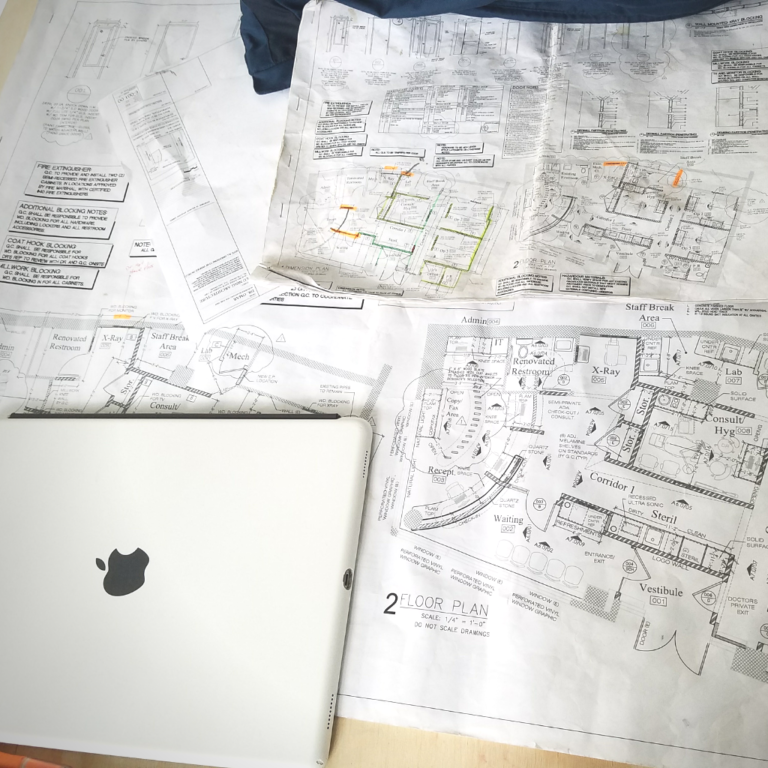 dental practice buildout blueprints