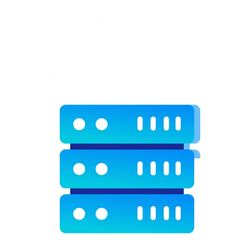 Cloud storage with server stacks