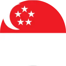 Red and white national flag